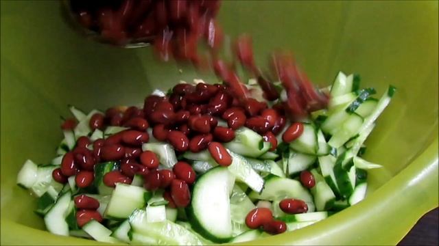 Салат за 5 МИНУТ!!!Сытный и вкусный салат "Фасолька"#salad for 5 minutes смотреть онлайн