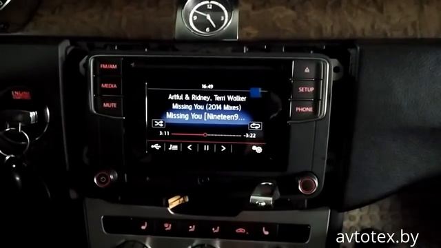 Оригинальная магнитола volkswagen RCD330G (Номер по каталогу 6RF 035 187) HD смотреть онлайн