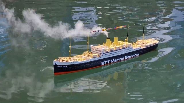 Запуск модели т/х Albert Ballin (Советский Союз) на выставке Vladivostok Boat Show 2023 смотреть онлайн