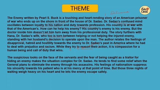 THE ENEMY - Title, Theme & Character Sketch смотреть онлайн