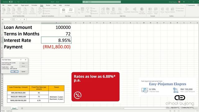 MS Excel Tips #2: How to Use Goal Seek to Save Your Time смотреть онлайн