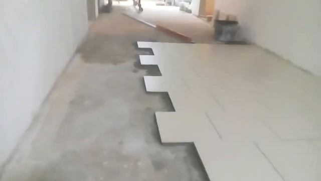 Как, стыковать плитку коридор с комнатой. смотреть онлайн