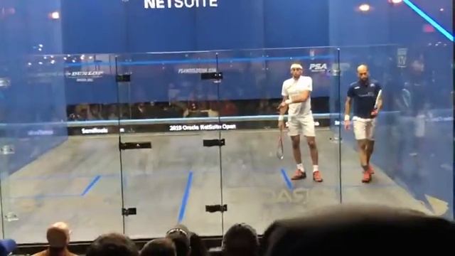 Oracle Netsuite Open 2019 Semi Final: Marwan Elshorbagy Vs Mohammed Elshorbagy! смотреть онлайн