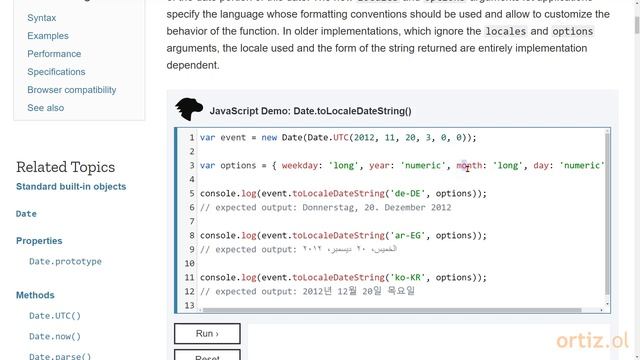 JavaScript - Ejercicio 139: Uso del Método toLocaleDateString de la Clase Date смотреть онлайн