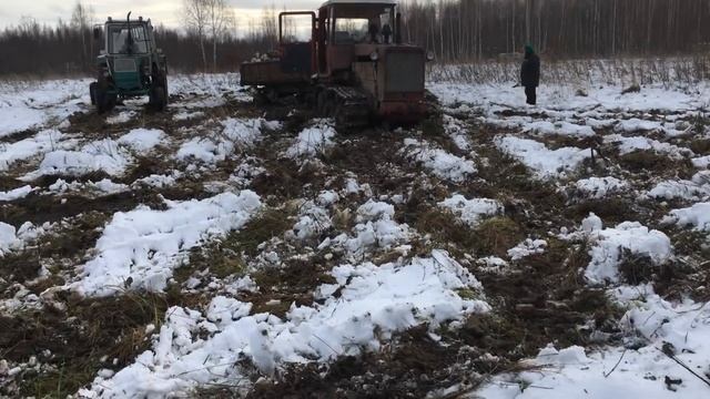 Два Т-40, ЮМЗ-6 и Дт-75 - Кирюха московский не при делах! смотреть онлайн