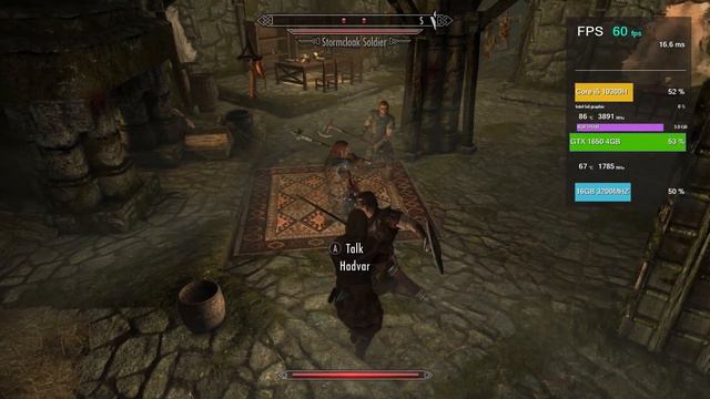 the elder scrolls v skyrim anniversary edition + 250 mods GTX 1650 Lenovo gaming 3i смотреть онлайн