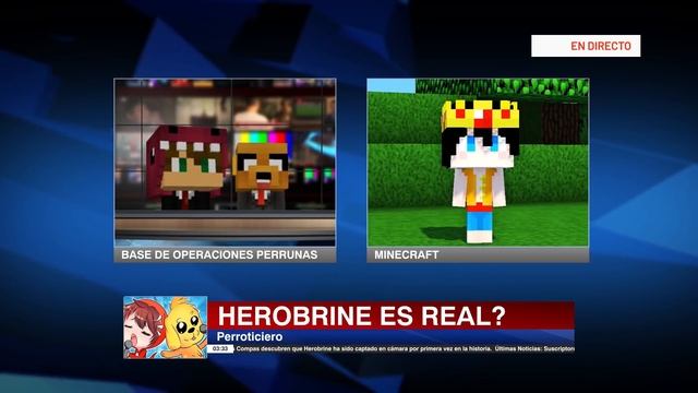 ¡ENCONTRÉ A HEROBRINE EN MINECRAFT SIN MODS! ??? *NOTICIA REAL* | PERRONOTICIERO #1 смотреть онлайн