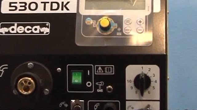 Обзор сварки с двумя паяльниками (welding machine) DECA -MIG 530TDK смотреть онлайн
