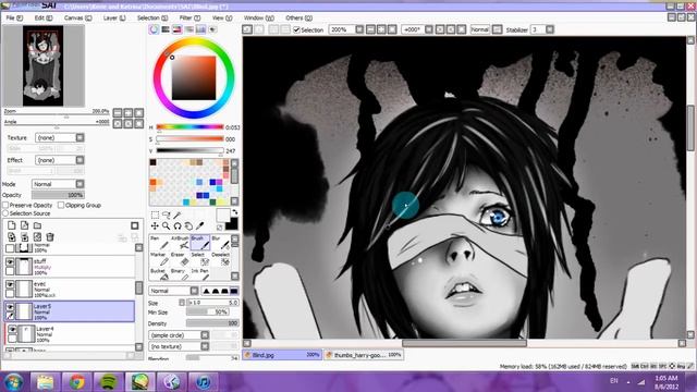 ~Blind~ Semi-Realistic Speed Paint смотреть онлайн