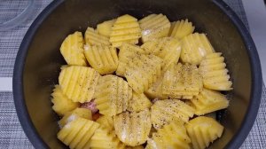 Свиные ребрышки с картошкой в мультиварке-скороварке