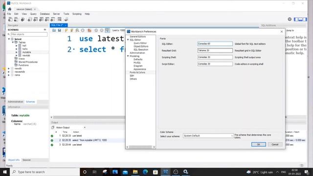 Change font size in mysql workbench смотреть онлайн
