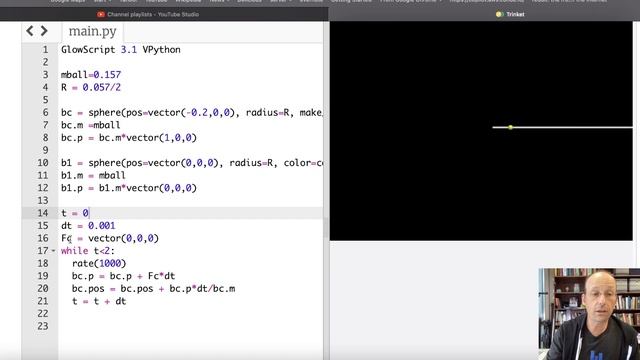 Modeling Colliding Pool Balls with Python and Springs смотреть онлайн