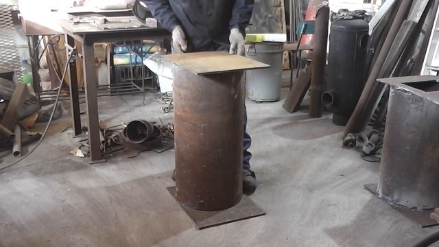 торцы печки подгоняем к трубе смотреть онлайн