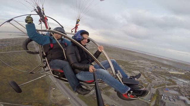 Параплан в Челябинске. Полёты 27 сентября 2016. смотреть онлайн