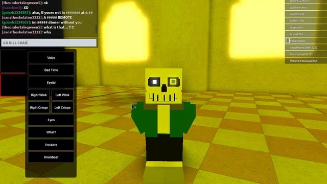 sans или сенс в ROBLOX UNDERTALE №1 смотреть онлайн