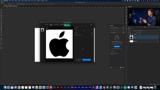 Как Перевести Растр в Вектор в Фотошопе? Трассировка в Adobe Photoshop!? смотреть онлайн