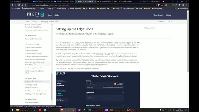 monter un NODE THETA EDGE GRATUIT! + présentation du projet THETA, le streaming décentralisé смотреть онлайн