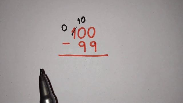 "100-99" "100 menos 99" "Subtrair 99 de 100" "Matemática passo a passo" "Subtração passo a passo" смотреть онлайн