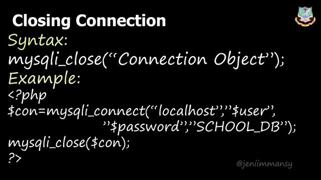 Grade XII - Computer Applications || Connect PHP and MYSQL || Online Class смотреть онлайн