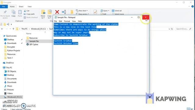 SEP Cipher !! Encrypt Files !! смотреть онлайн