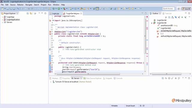119 Small jsp and servlet application part 3 - Advance Java Beginners to Expert смотреть онлайн
