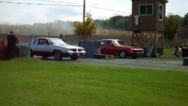 1984 hurst olds vs ford maverick at sunset raceway in mercer Pa смотреть онлайн