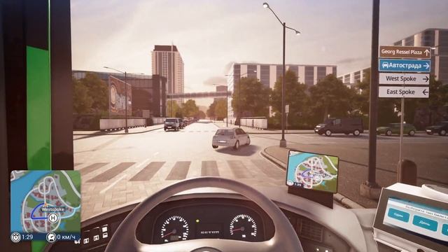 Вожу автобус в игре Bus Simulator|всех с новым годом! смотреть онлайн