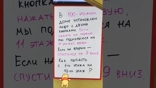 Про лифт в небоскрёбе. Задача для 7-8 класса смотреть онлайн