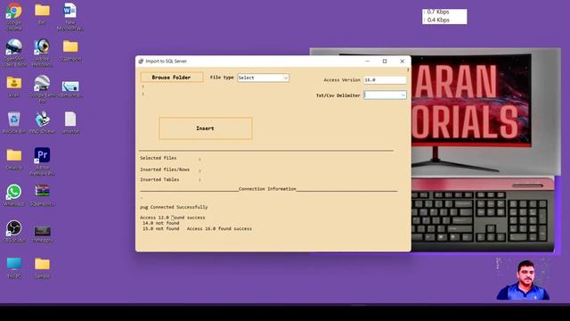 SQL Importing Tool|Bulk Insert|Telugu смотреть онлайн