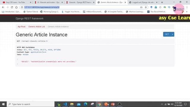Django REST Framework Tutorials in Bangla | ModelViewSet in djagno rest Bangla | part -09 смотреть онлайн