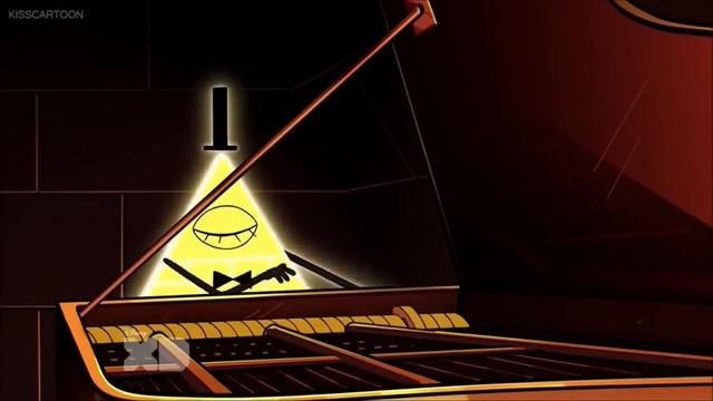 Bill Cipher Plays Gravity Falls Weirdmageddon Theme on Piano смотреть онлайн