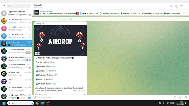 Airdrop Nima?