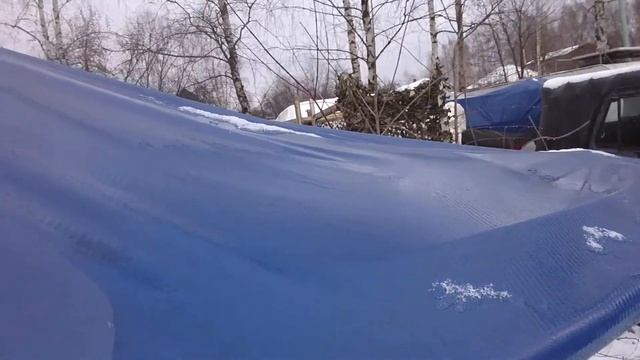 Тент для хранения и транспортировки катера Борей смотреть онлайн