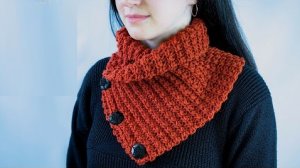 Связать такой снуд крючком может каждый - это тепло и красиво!