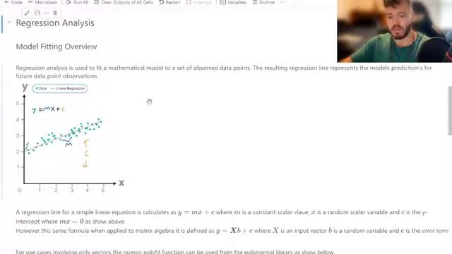 Matrix Algebra and Linear Regression in NumPy смотреть онлайн