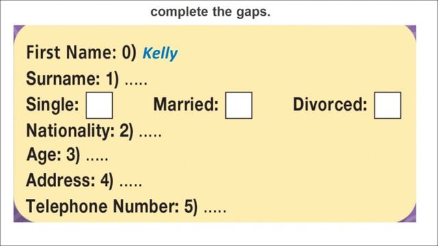А dialogue between a student and the school secretary для урока по теме Диалог расспрос, Анкета смотреть онлайн