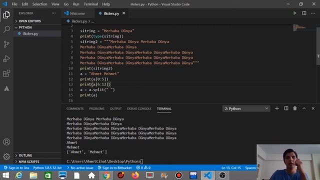 1- Python Öğreniyorum Strings смотреть онлайн