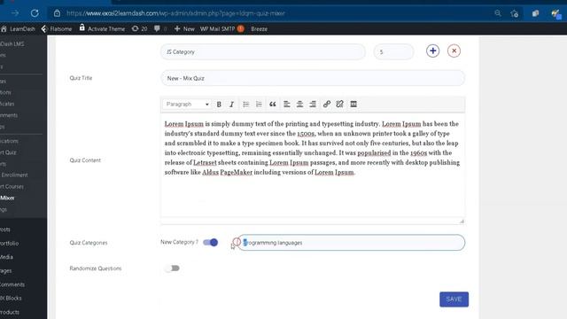 Create fresh Quizzes out of existing Quiz categories ? | LearnDash Quiz Mixer смотреть онлайн