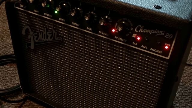 Fender Champion 20 "3 - Different Reverbs, Chorus, Hall, & Spring" Demo смотреть онлайн