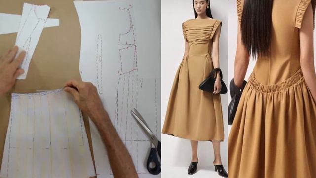 моделируем платье Modelado De Vestido #курсыкройкиишитья #diseño