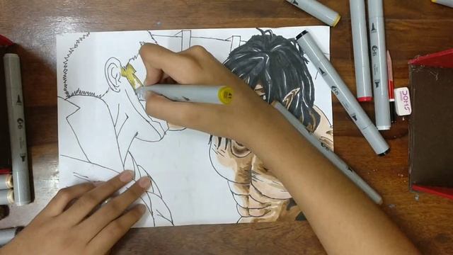 Drawing Eren and Reiner from Attack on Titan/Shingeki no Kyojin смотреть онлайн