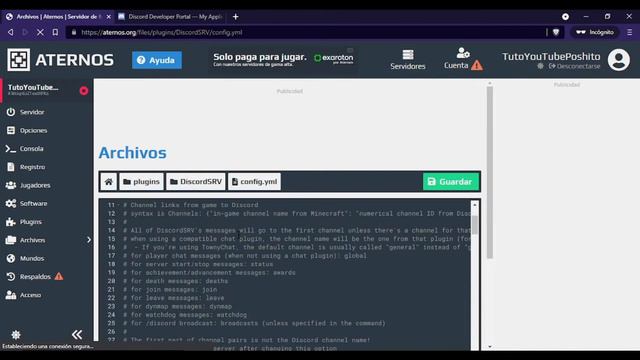 ¿COMO SINCRONIZAR EL CHAT DE MINECRAFT EN DISCORD? смотреть онлайн