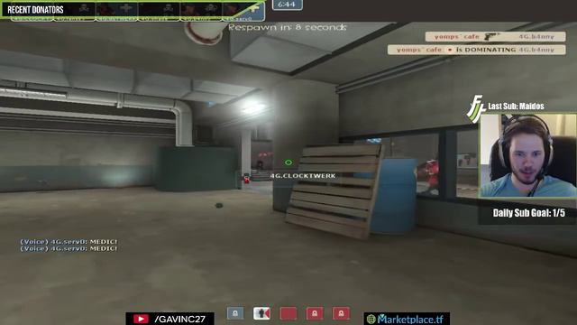 b4nny POV vs Cafe Monster cp_metalworks_rc7 (Match 5/13/15) смотреть онлайн