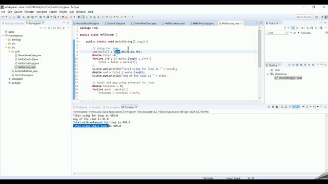 Loop in JAVA - While and do while loop in java tutorial for beginners смотреть онлайн