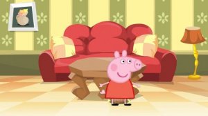 Свинка пепа накакала под столом