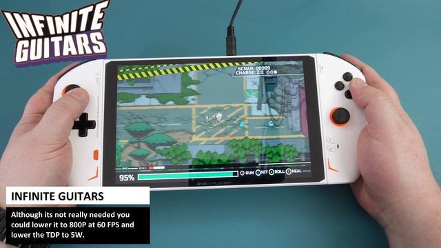 Infinite Guitars on the ONEXPLAYER 2 Windows 11 PC Gaming Handheld with Ryzen 7 6800U CPU смотреть онлайн