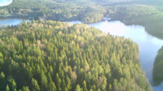 Nøklevann Sunny Day 001 Flycam On A Rc Plane In The Forest