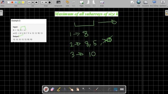 Maximum of all subarrays of size k || JAVA Code || C++ Code || GeeksForGeeks || POTD || Hindi || смотреть онлайн