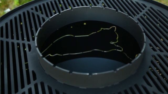 Обзор решетки-гриль с отверстием и кантиком для круглой костровой чаши смотреть онлайн