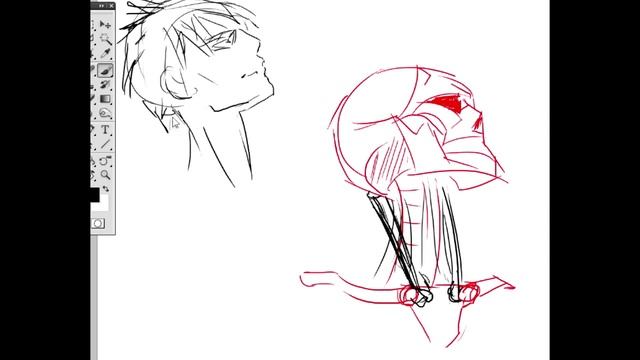 Как рисовать аниме/манга. Урок 4. Часть 1. Плечи (How to draw anime/manga. Lesson 4) смотреть онлайн